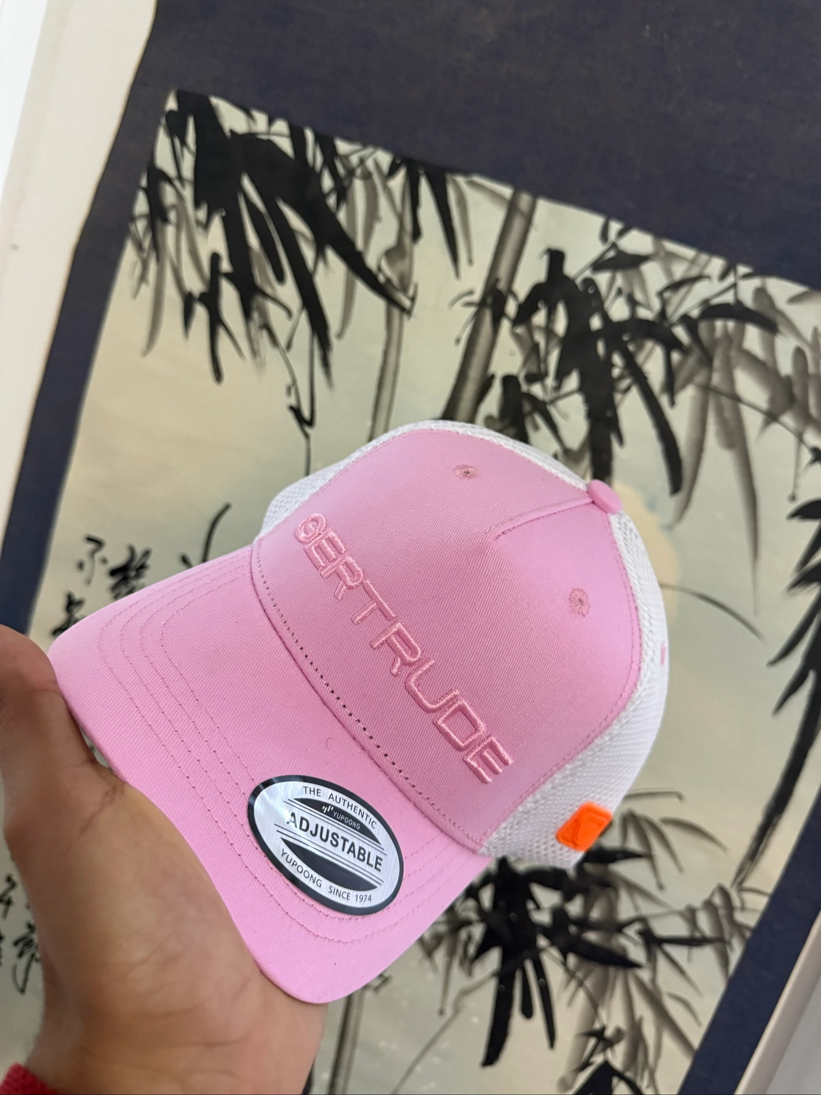 Casquette Gertrude rose